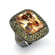 Palm Beach Jewelry Black Ruthenium Champagne Cubic Zirconia Ring