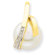 Jewelryweb 14K Diamond and Cultured Pearl Pendant