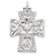 Jewelryweb Sterling Silver 4-way Medal Pendant
