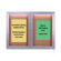Ghent Bulletin Board,w/Concealed Light,Cork Surface,2-Door,4'x3'