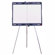Ghent Portable Presentation Easel, Extends 23-1/2"x35-1/2", Gray