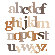 Avalisa Imagination - Letter Layers Stretched Wall Art