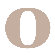 Avalisa Letter - Lower Case 'o' Stretched Wall Art
