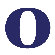 Avalisa Letter - Lower Case 'o' Stretched Wall Art
