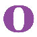 Avalisa Letter - Lower Case 'o' Stretched Wall Art
