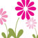 Avalisa Imagination - Simple Floral Stretched Wall Art