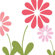 Avalisa Imagination - Simple Floral Stretched Wall Art