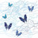 Avalisa Imagination - Butterfly Trails Stretched Wall Art