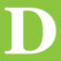 Avalisa Letter - Upper Case 'D' Stretched Wall Art