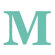 Avalisa Letter - Upper Case 'M' Stretched Wall Art