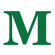 Avalisa Letter - Upper Case 'M' Stretched Wall Art