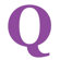Avalisa Letter - Upper Case 'Q' Stretched Wall Art