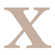Avalisa Letter - Upper Case 'X' Stretched Wall Art