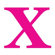 Avalisa Letter - Upper Case 'X' Stretched Wall Art