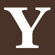 Avalisa Letter - Upper Case 'Y' Stretched Wall Art
