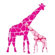 Avalisa Animal - Reticulated Giraffe Stretched Wall Art