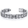 Oravo Distinguished Two Tone Stainless Steel Mens  Link Bracelet