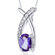 Oravo Lucid Elegance 1.00 Carats Oval Cut Alexandrite Pendant in Sterling Silver