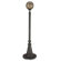 Patio Living Concepts European Single Bronze Globe Plug-In Outdoor Lantern in Black