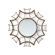 Ashton Sutton Shaped Gilt Wall Mirror in Distressed Gold