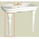 St Thomas Creations Parisian Console Single Bowl