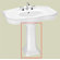 St Thomas Creations Parisian Grande Pedestal Sink