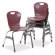 Virco Ergonomic Stack Chair, 18h Zuma Bucket Seat, Wine, Four/Carton