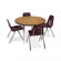 Virco 4000 Series 42" Round Activity Table with Standard Legs