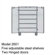 Virco 2600 Series Mobile Cabinet with Five Adjustable Shelves