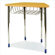 Virco Zuma Plastic Trapezoid Desk