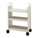 Virco Library Book Truck with 3 Flat Shelves
