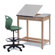 Virco Natural Wood Drafting Table