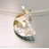 Anna Bloom Designs Sterling Silver Austrian Cut Crystal "Crescent Moon" Necklace