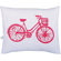 Artgoodies Bike Block Print Squillow Accent Pillow
