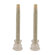 Pacific Accents Glitter Wax Flameless Tapers Candle (Set of 2)