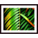 Barewalls Colorful Palm Leaf Wood Framed Art Print