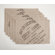 French Laundry Home "French Words" Placemats