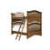 SmartStuff Furniture Classics 4.0 Full over Full Bunk Bed with Ladder