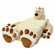 Incredibeds Cozy Cuddly Comfort Blankie with Fuzzy Brown Bear Signature