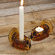 Biedermann and Sons Glass Turkey Tealight/Taper Holder
