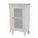 Elegant Home Fashions Madison Avenue White Corner Floor Cabinet