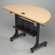 Balt 48" W Half-Round Flipper Table with Optional Seating