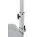Balt Lumina 25" Flat Panel Stand in Brushed Metal