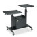 Balt Pro-View Projection Stand, 2 Platforms, 33 x 24 x 28-1/2 to 44-1/2, Black