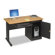 Balt LX48 Computer Security Workstation, 48w x 24d x 28-3/4h, Teak/Black