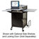 Balt Presentation Cart, w/CPU Holder, 18"x30"x47-1/2", Gray/Black