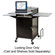 Balt Locking Door, f/ Presentation Cart, 18"x1/2"x39", Black
