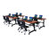 Balt Cherry Lumina 72" Flip Top Table