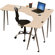 Balt IFlex L-Shape Desk Office Suite