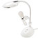 Trademark Global 2 in 1 Laptop Desk LED Lamp and Fan in White